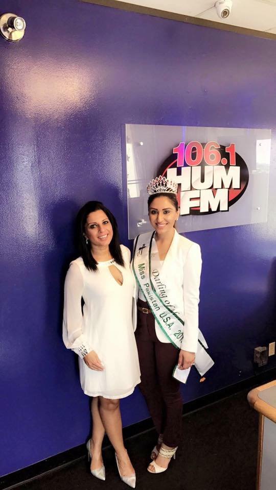 Hira Khan Miss Pakistan USA 2017 with Samia Adil