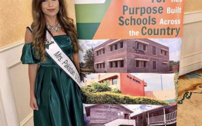 Mrs Pakistan USA 2021 Faria Chaudhry attending TCF event in New Jersey